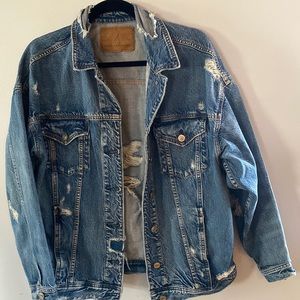 American Eagle destroyed jean jacket